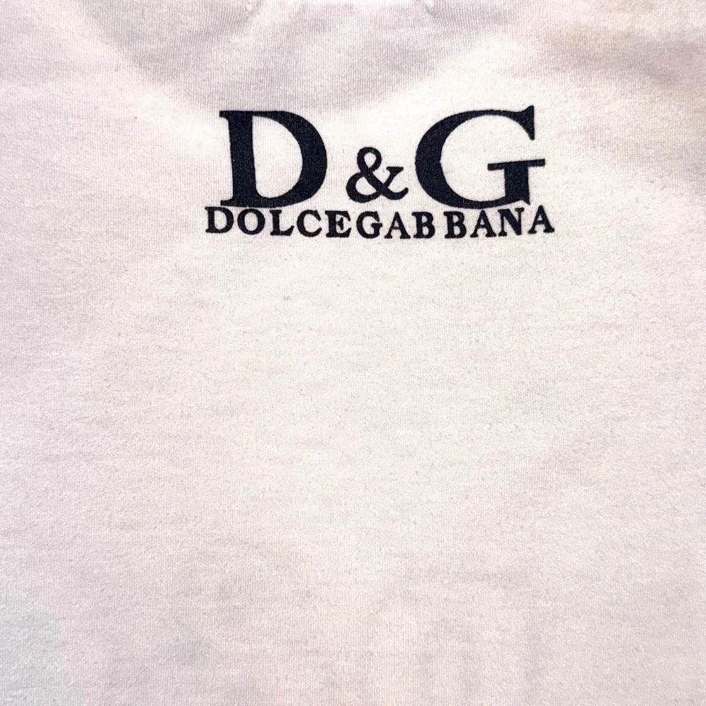 D&G Mens White Graphic Men's Shirt size Medium | M - Picture 3 of 3